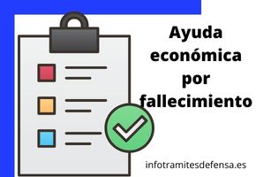 Ayuda económica por fallecimiento