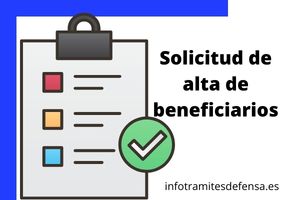 Solicitud de alta de beneficiarios